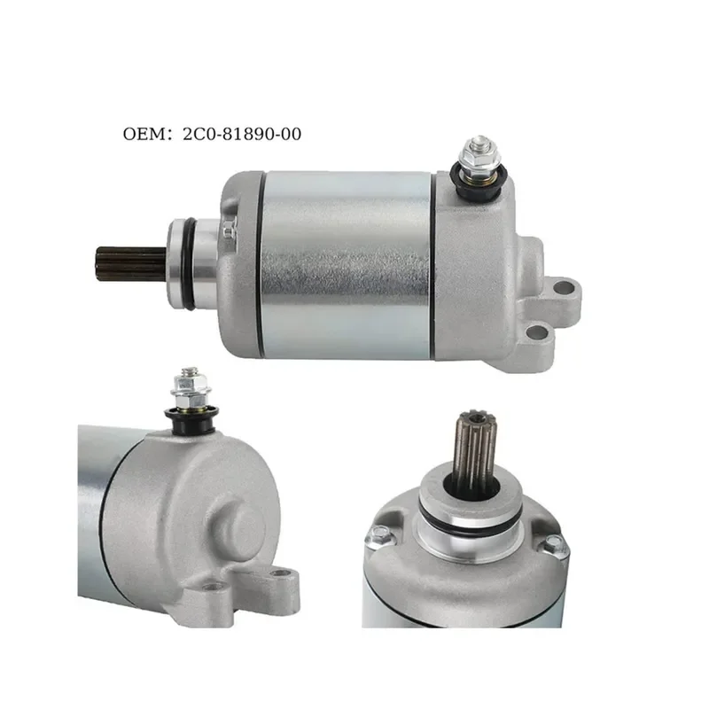 For Starter Motor 2C0-81890-00 for YZF R6 2006-2019 Motorcycle Parts Replacement Electric Start Engine Component