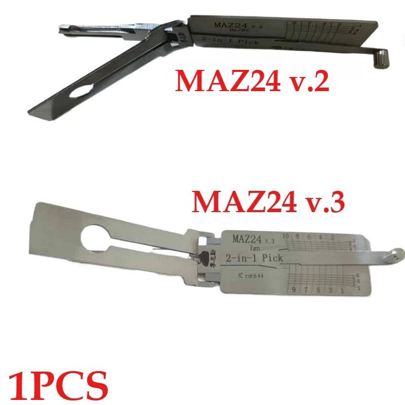 Lishi 2-in-1 MAZ24 V.3 MAZ24ig V.2 لـ Mazd/a لـ Souest لـ Haima لمسبار FOR/D 1996-1999 & Ranger 2002-2012 أدوات الأقفال