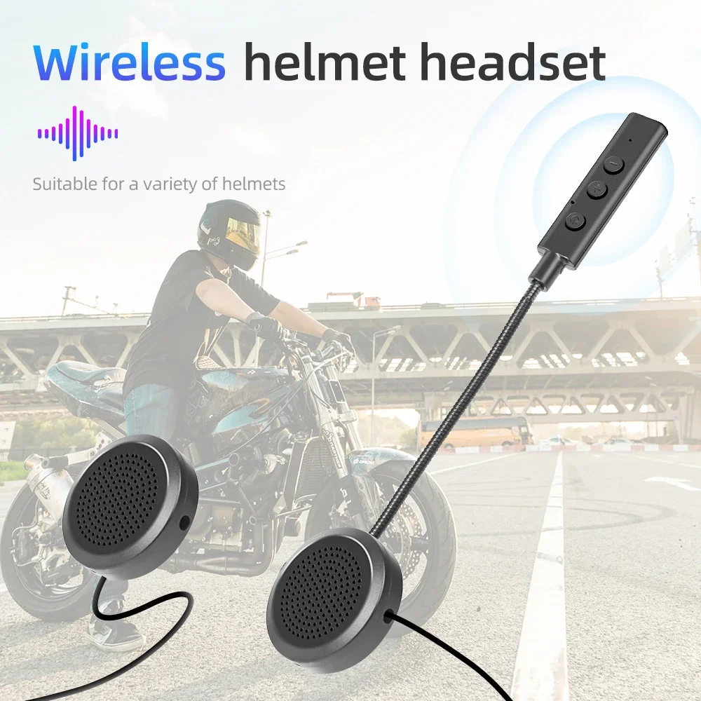 Motorcycle Bluetooth 5.0 Stereo Headset Moto Universal Helmet Headphones Wireless Handsfree Call MP3 Music Player Moto Earphone