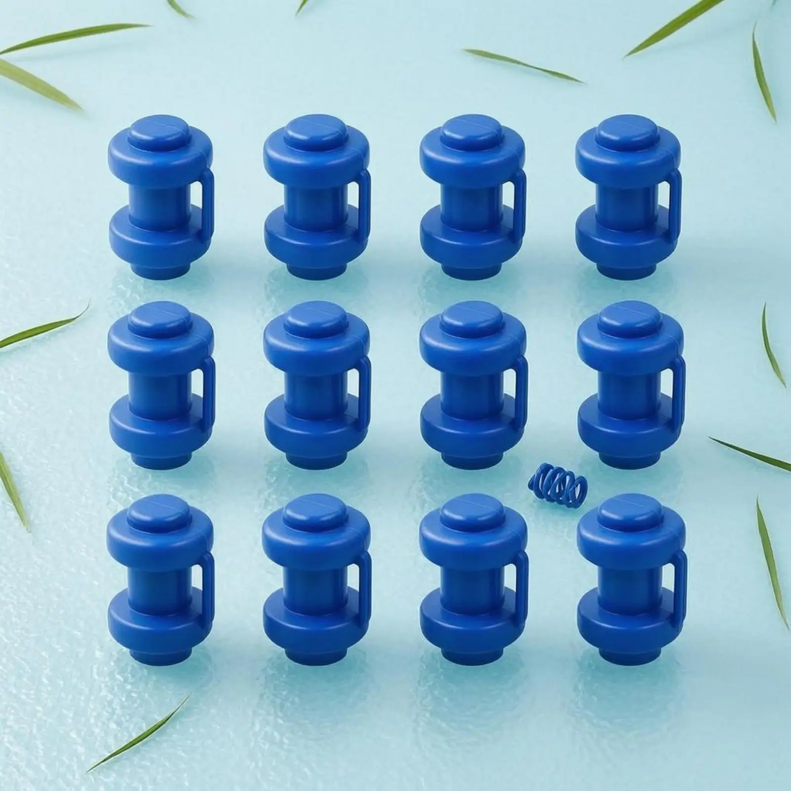 2-6pack 12 Pieces rebounder Enclosure Pole Cap Central Tube rebounder Net Pole