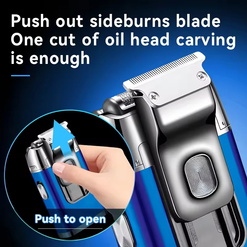 Kemei-Afeitadora eléctrica 2 en 1, KM-T13, resistente al agua, IPX5