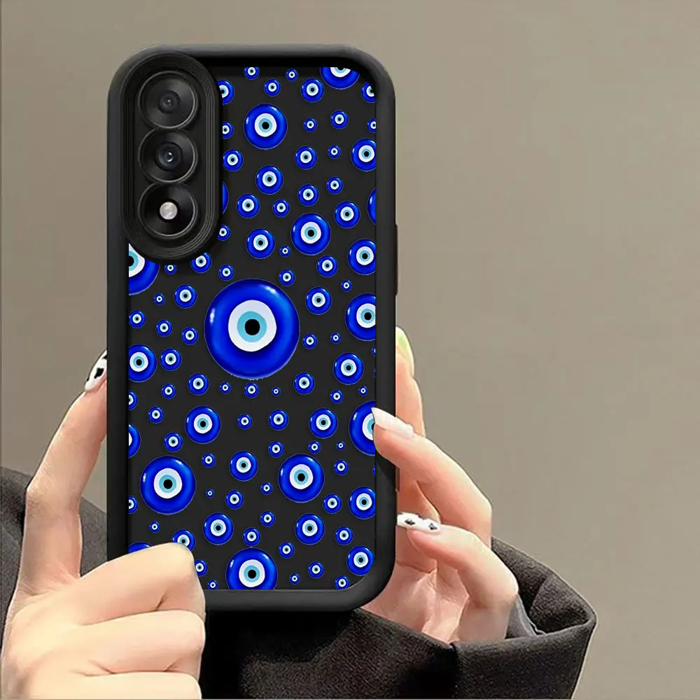Lucky Eye Blue Evil Eye Phone Case For Samsung Galaxy S26 S25 S24 S23 S22 S21 FE S20 ULTRA PLUS Cover Silicone Case Funda Shell