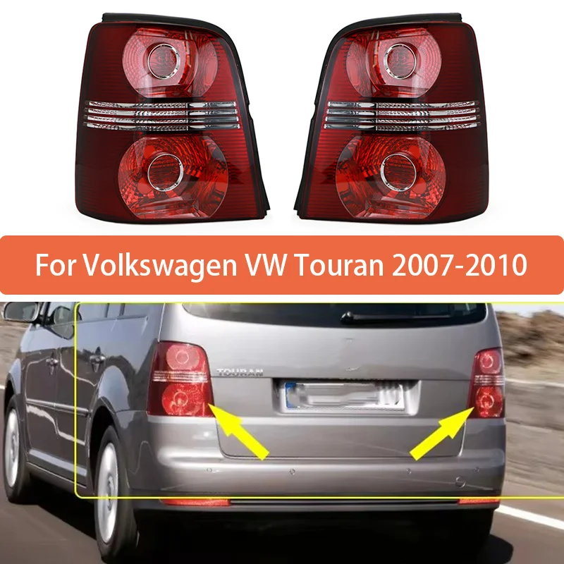 

1Pc Tail Lamp Assembly For Volkswagen Touran 2004-2010 Rear Taillight Warning Light Reversing Light 1T0945095N 1T0945096N