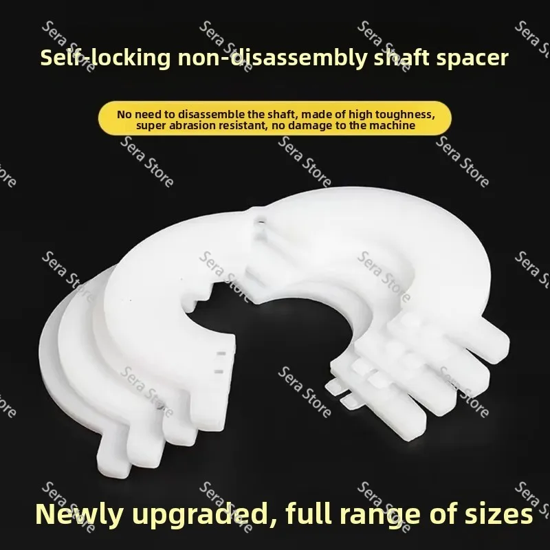 10pcs Excavator New Products Free of Disassembly Bucket Shaft Gasket Pin Shaft Bucket Pin Nylon Pad Thickened Wear-resistant