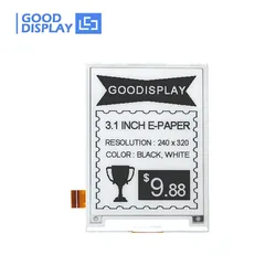 3.1 Inch 320x240 SPI E-Paper-Display EPD Panel Partial refresh, GDEQ031T10