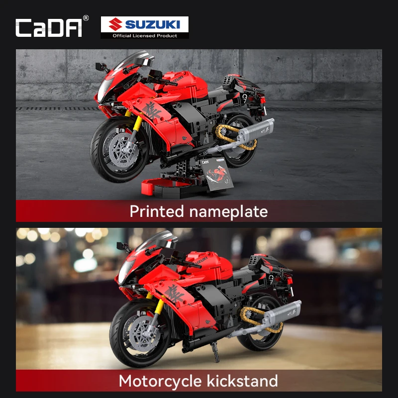 1043 قطعة CaDA 1:6 مقياس طبق الاصل "سوزوكي هايابوسا" 25th الذكرى التذكارية طبعة بنة مجموعة