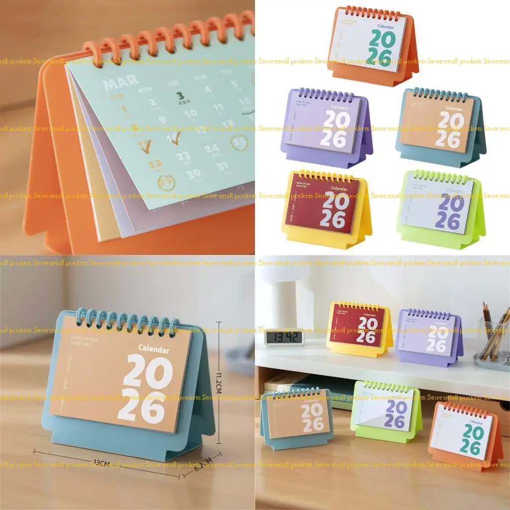 

R1WD 5 PCS 2026 Desk Calendar Небольшой календарь.
