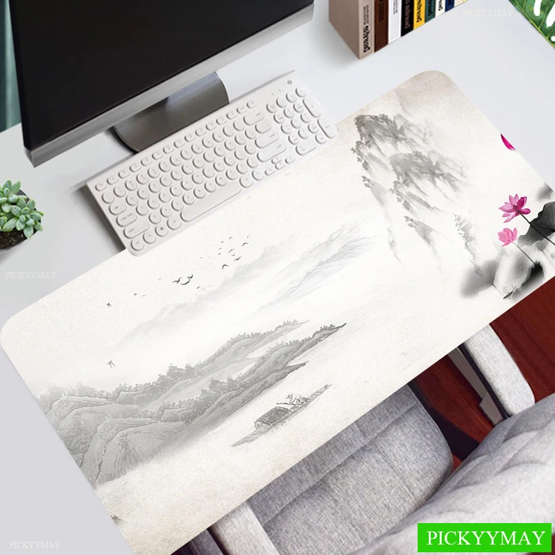 Artistic Painting Office Mouse Pad Gaming Mousepad XXL Mouse Mat Keyboard Mat Desk Mat Table Carpet Mausepad Computer Laptop Pad