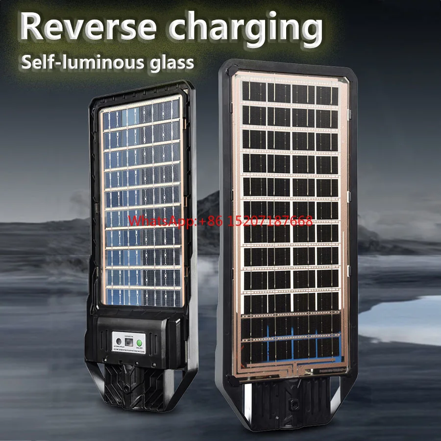 Reverse Charging Powerful Outdoor Solar Street Lamp From The Sun Powered Lights Motion Sensor Led Light Outdoors Yard Lighting