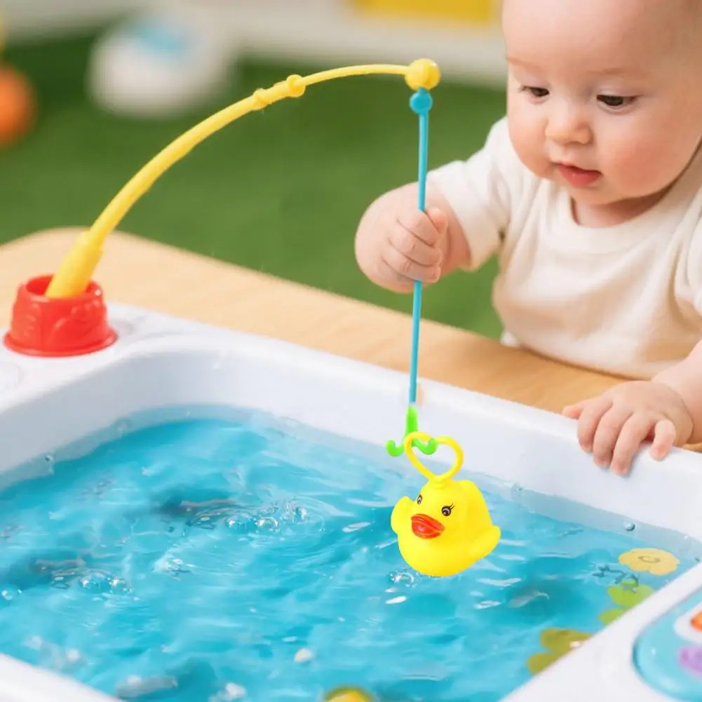 Enten-Angelspielzeug, Badezeit, pädagogisches Angelspielzeug für Kinder, 20 Stück, Enten-Angelspielzeug für Kinder, lustige schwimmende Spiele für Strand, Pool