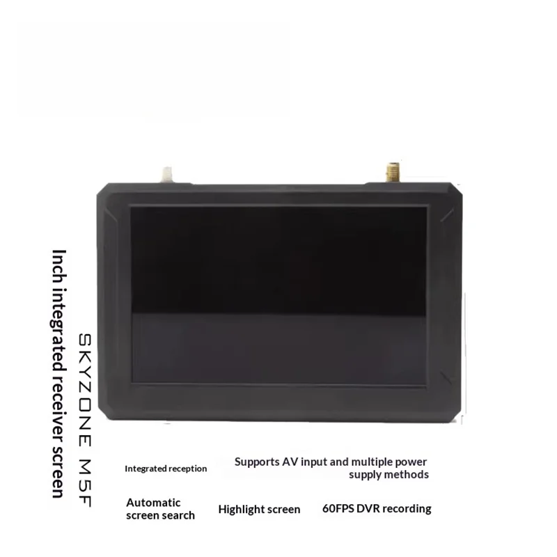 SKYZONE5-inch fusion receiver FPV aerial screen display recording DVR low latency SD card recording M5F