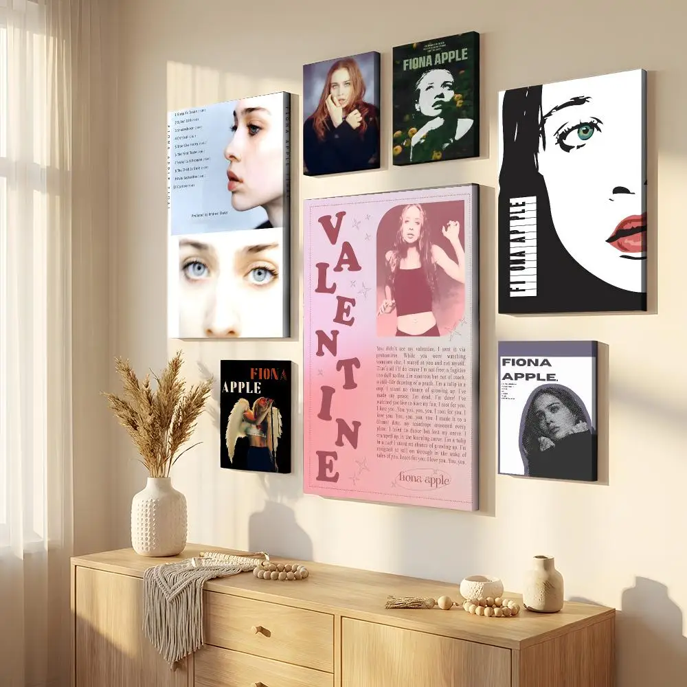 Fiona Apple Framed Wall Painting Framed Canvas Wall Art Waterproof Wall Decor For Living Room Bedroom