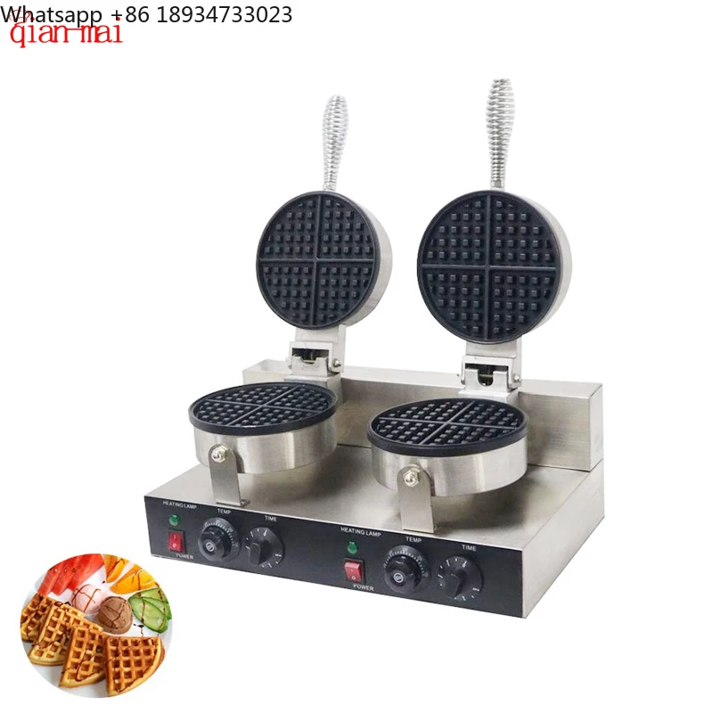 Snack Machine Belgian Waffle Baker  Appliances Commercial Pancake Bubble Waffle Maker