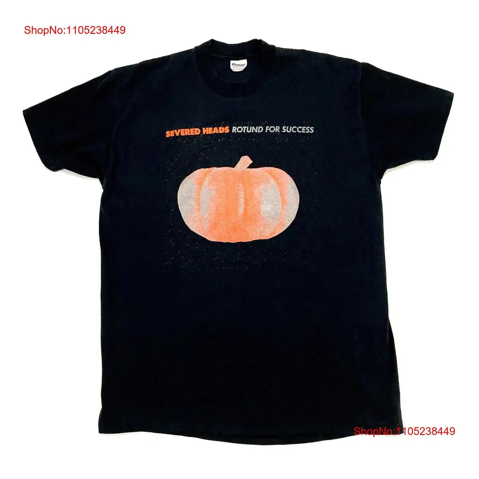 Severed Heads T shirt Vintage 1989 Rotund For Success Concert Tour Sumo Wrestler on Back Nettwerk Records Industrial Band Soft