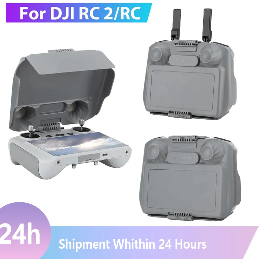 

Защитный чехол для экрана для пульта дистанционного управления DJI RC/RC 2, Солнцезащитный силиконовый чехол для Air 3/Mini 3 Pro/Mavic 3/Mini 4 Pro