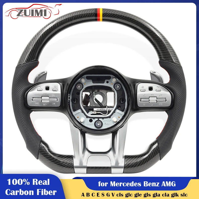 

Карбоновый автомобильный руль OEM для Mercedes-Benz AMG W205 W204 G55 G500 W212 W463 C63 S63 CLS63 E63 cls glc gle gls gla cla