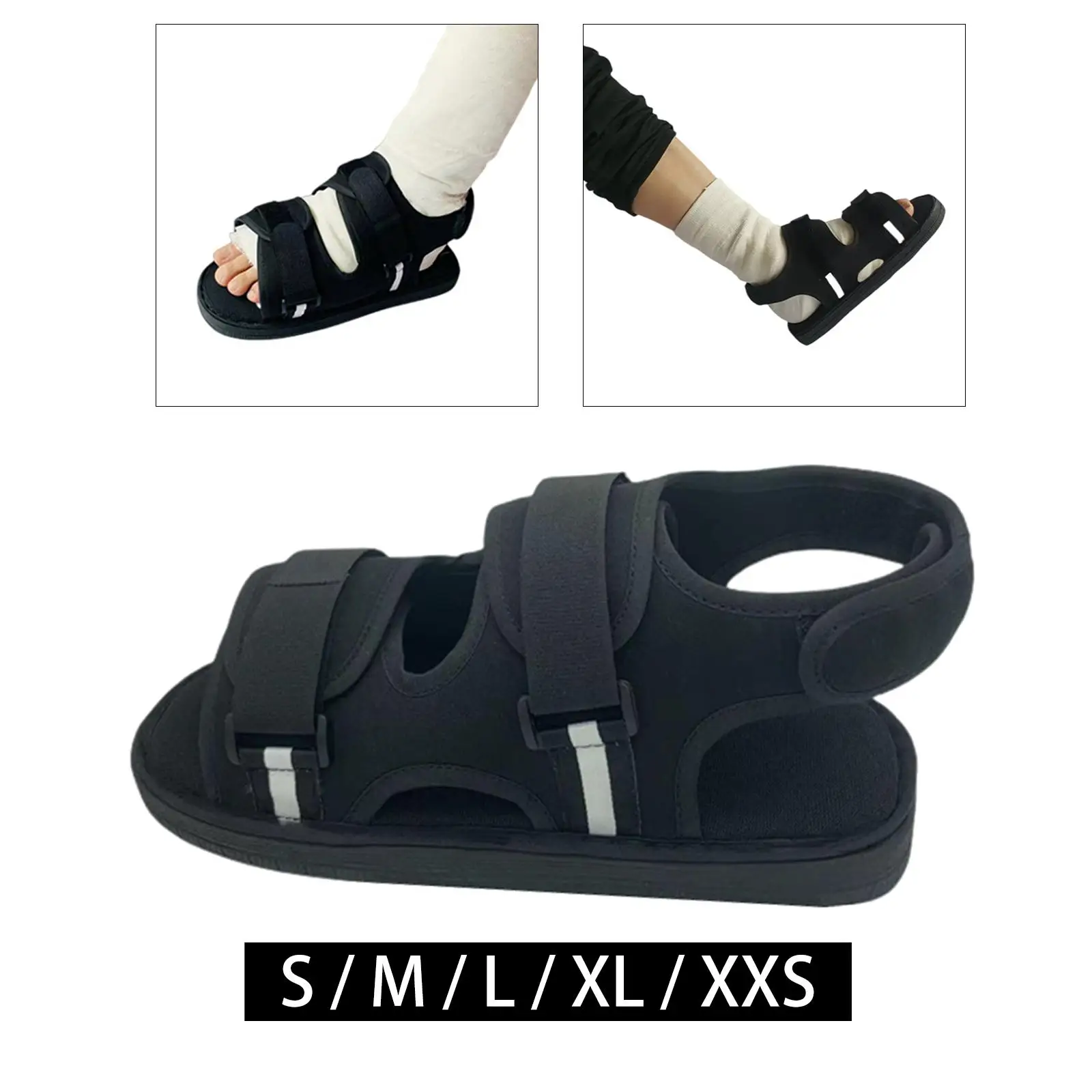 Post OP Closed Toe Walking Shoe Toe Orthopedic Support Brace Versatile Foot Orthosis Plantar Splint Brace