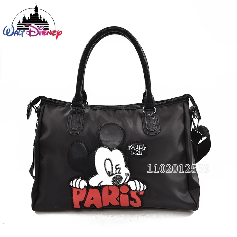 Disney Mickey Nova Bolsa de Viagem Feminina Luxo Marca Travel Bag Grande Capacidade Portátil Travel Bag Moda Outdoor Fitness Bag