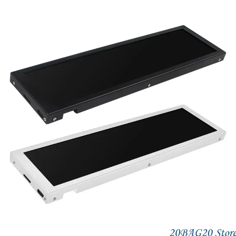 

8,8 дюйма IPS LCD 1920x480 Computer Monitor Sub-Screen Aluminum Case Case Real Time Отслеживание данных M5TE