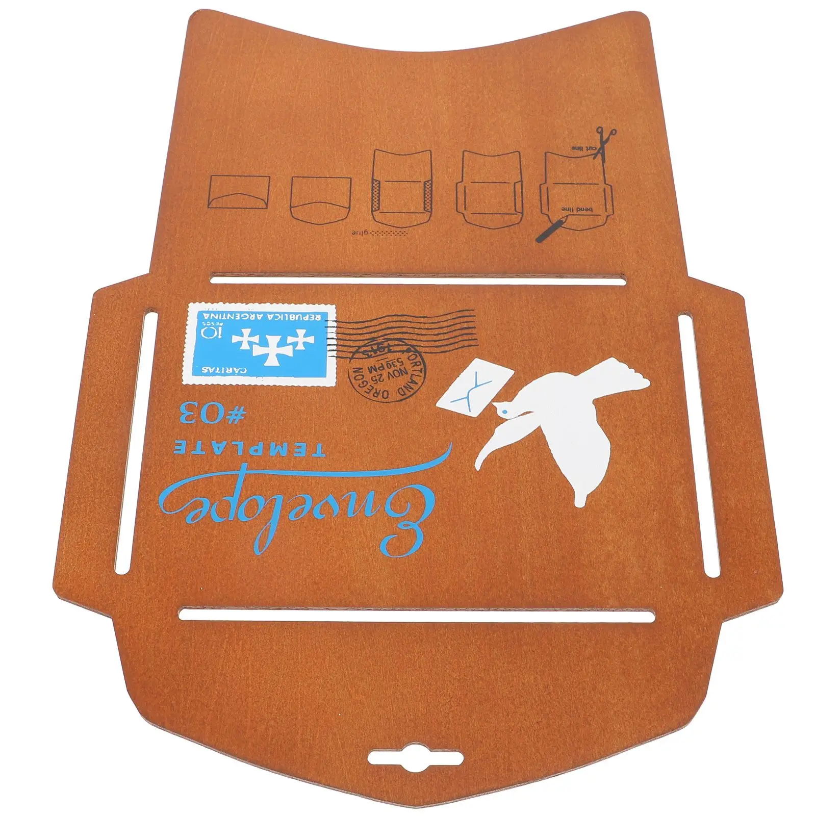 Envelope Making Template Key Holder for Wall Card Scoring Board Maker Decor DIY Accessory Stencil Addressing Tool Templates