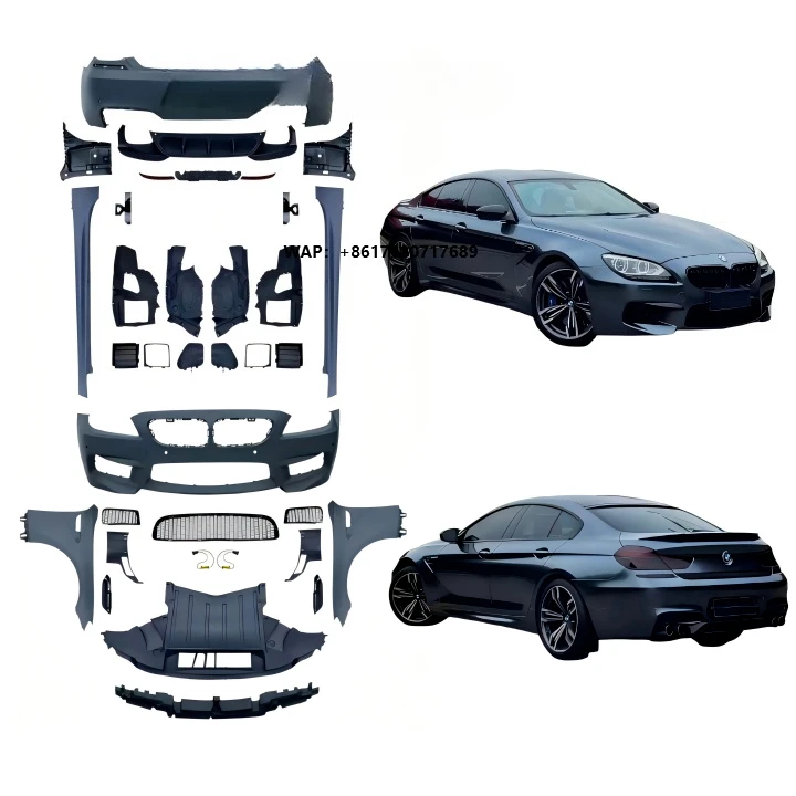 New for 6 Series F12/F13/F06 M6 Body Kit Customization Upgrade Options Available for Two-Door/Four-Door Models Bolt-On Bumper