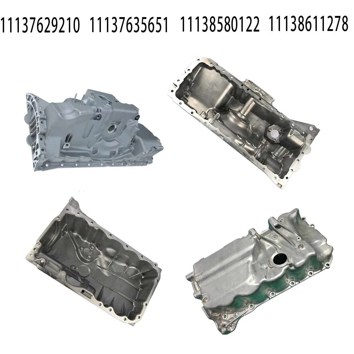 11137629210 High Quality Factory Stock Engine Oil Pan Fit For BMW X5 E70 X6 E71 N55 2011-2013 xDrive35i Oil Sump Replacement
