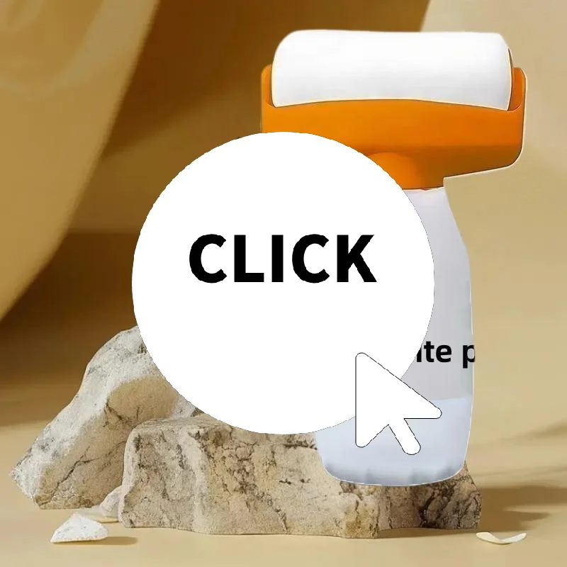 

1Pcs Wall Repair And Touch-Up Tool Reusable 350ml Paint Roller Brush Water Based Latex Paint Plastic Bottle DIY Accessories