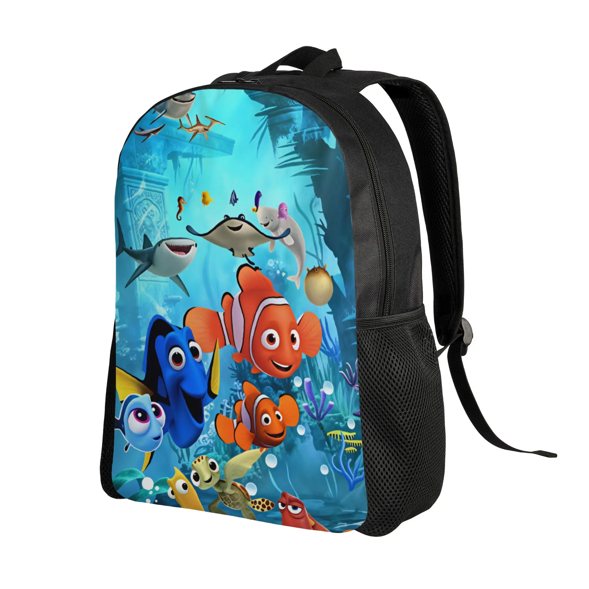 Finding Dorys Nemos Backpack Boy Girl Movie  Breathable Backpacks Polyester Pretty School Bags Travel High Quality Rucksack