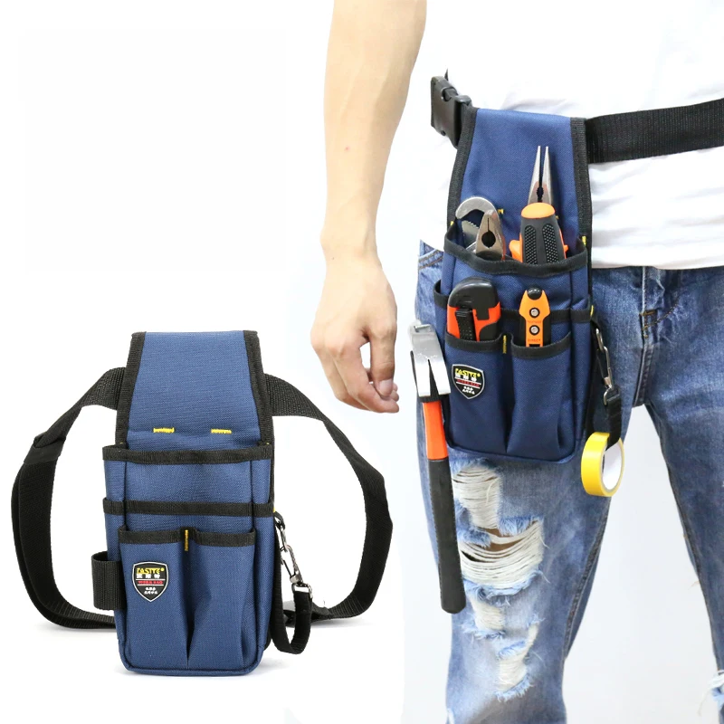 Tool Bag High-Capacity Electrician Tools Waist Storage Bag Belt Tool Case for Pocket Wire Organizer