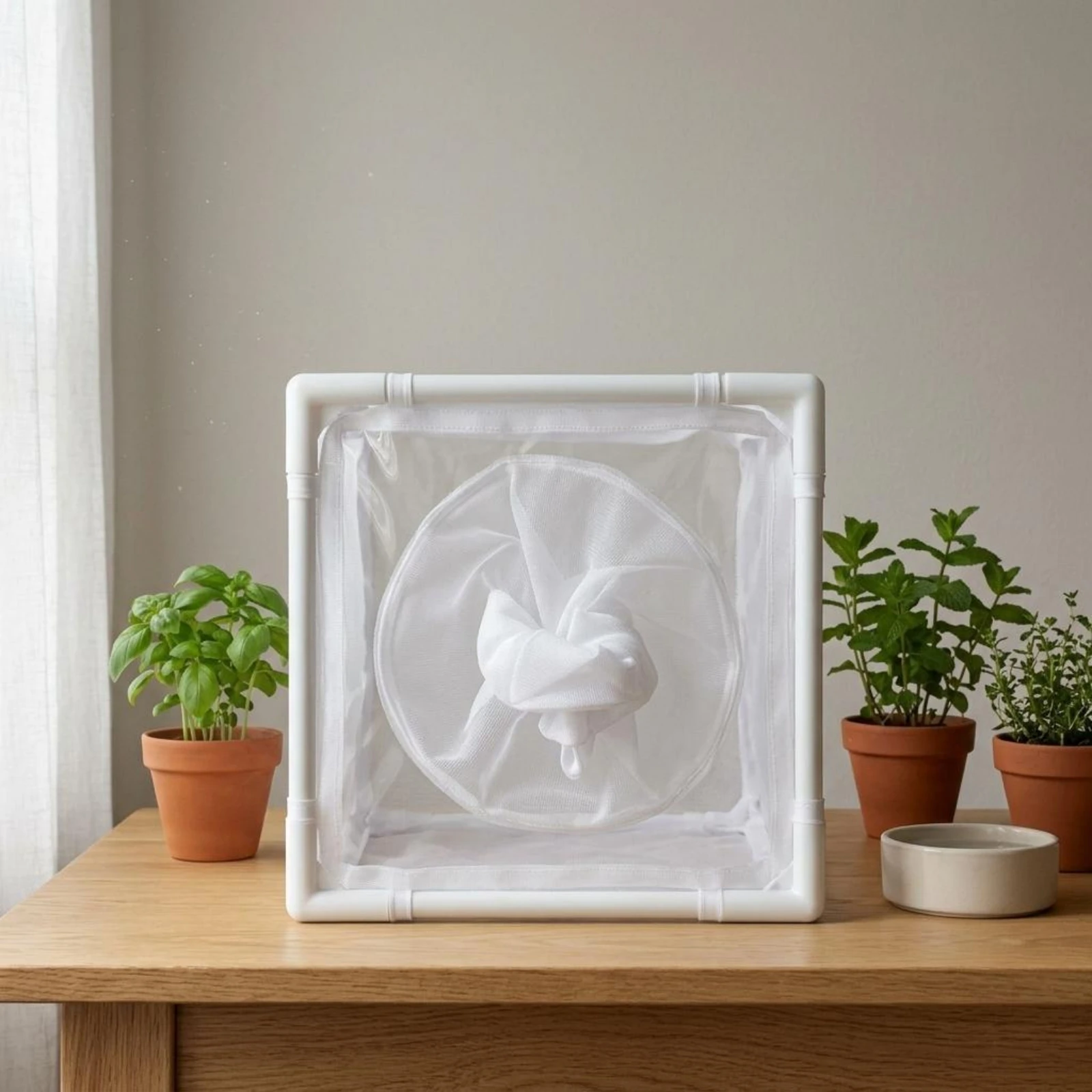 

Enclosure White Frame Cube Enclosure Caterpillar Enclosure Good Ventilation Creature Housing Easy to Observe
