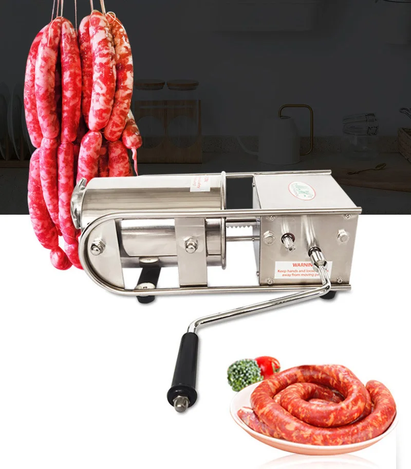 Manual Sausage Filler Stuffing Machine 2L/3L Enema Making Filling Machine Stainless Steel Food Processor