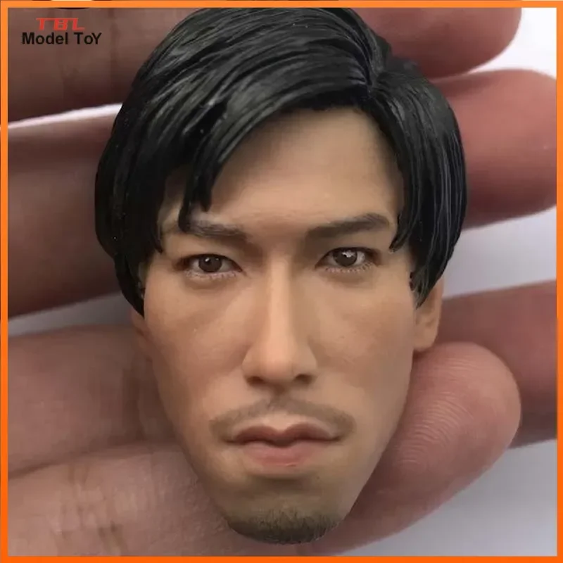 1/6 Scale RoyCheung Head Sculpt youth and danger asian Male Head Carving for 12inch action figure toys