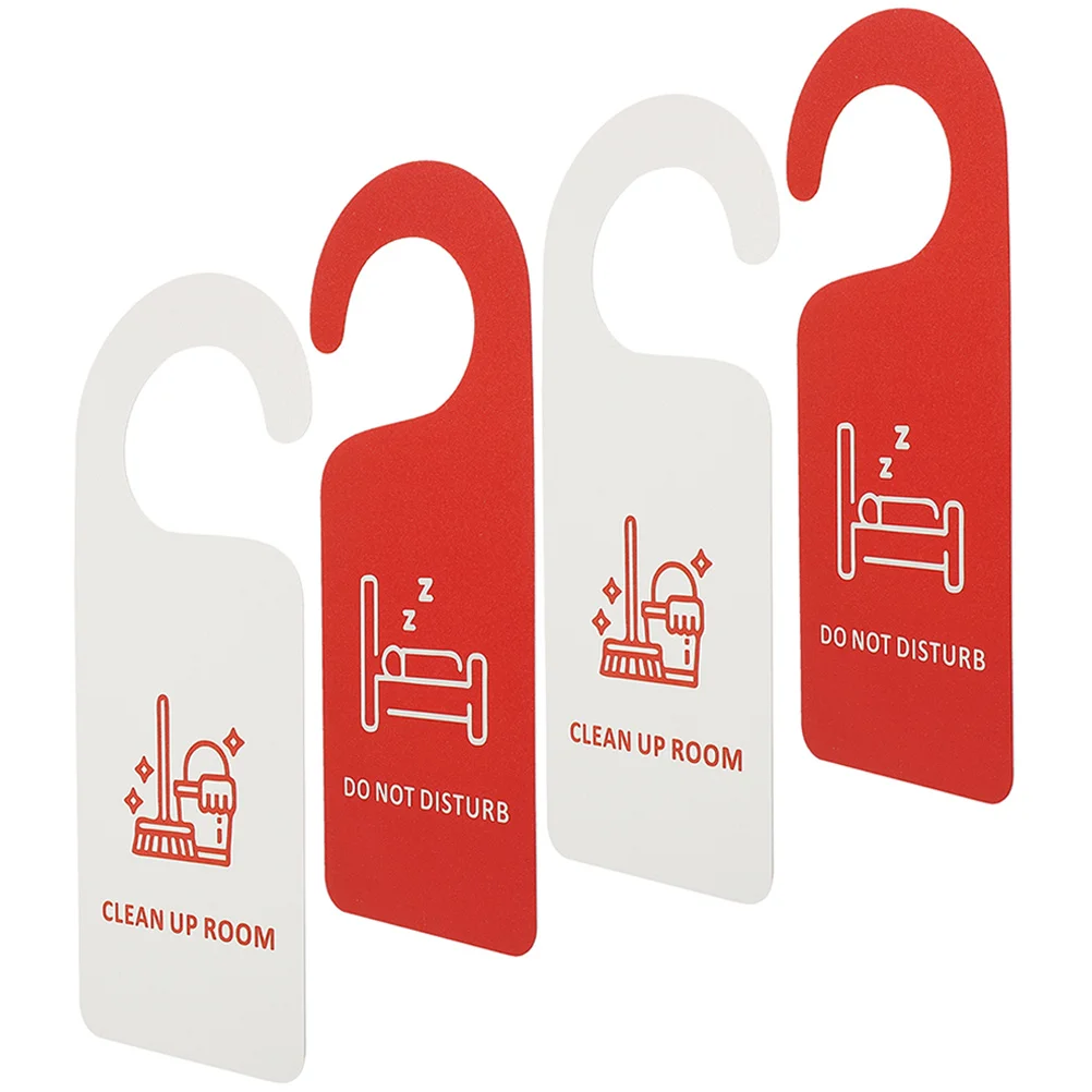 

Clean Up Room Sign Do Not Disturb Sign Double-sided Door Hanger Sign for Hotel