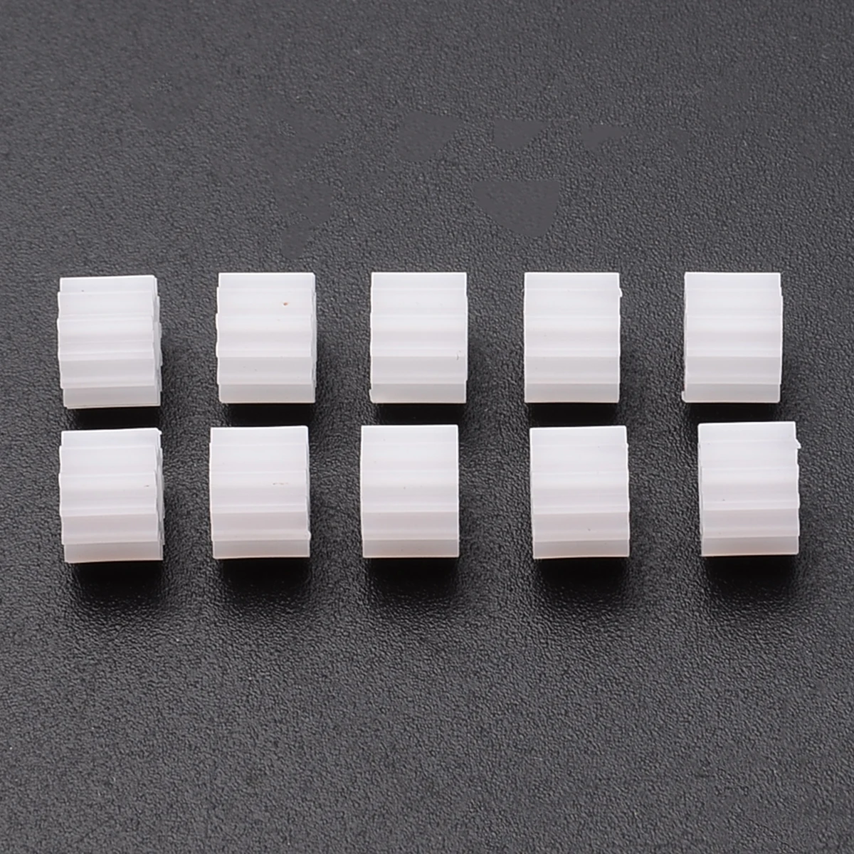 10Pcs Nieuwe 1012DF 12 Tanden Plastic Versnelling D Vorm Gat 3Mm 12 T M0.5 Gear Voor N20 D-As Motor Diy