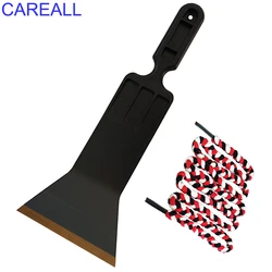 CAREALL Long Handle Bulldozer Squeegee Water Absorbed Rope Cleaning Car Windshield Glass Front Rear Window Washing Scraper Tool