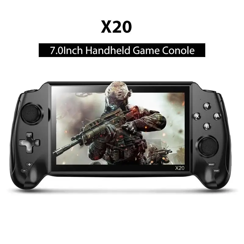 

2023 new POWKIDDY X20 original Portable Retro Handheld Video Game Console Bulit-in 3000 Game 7.0 Inch HD Screen Music Player