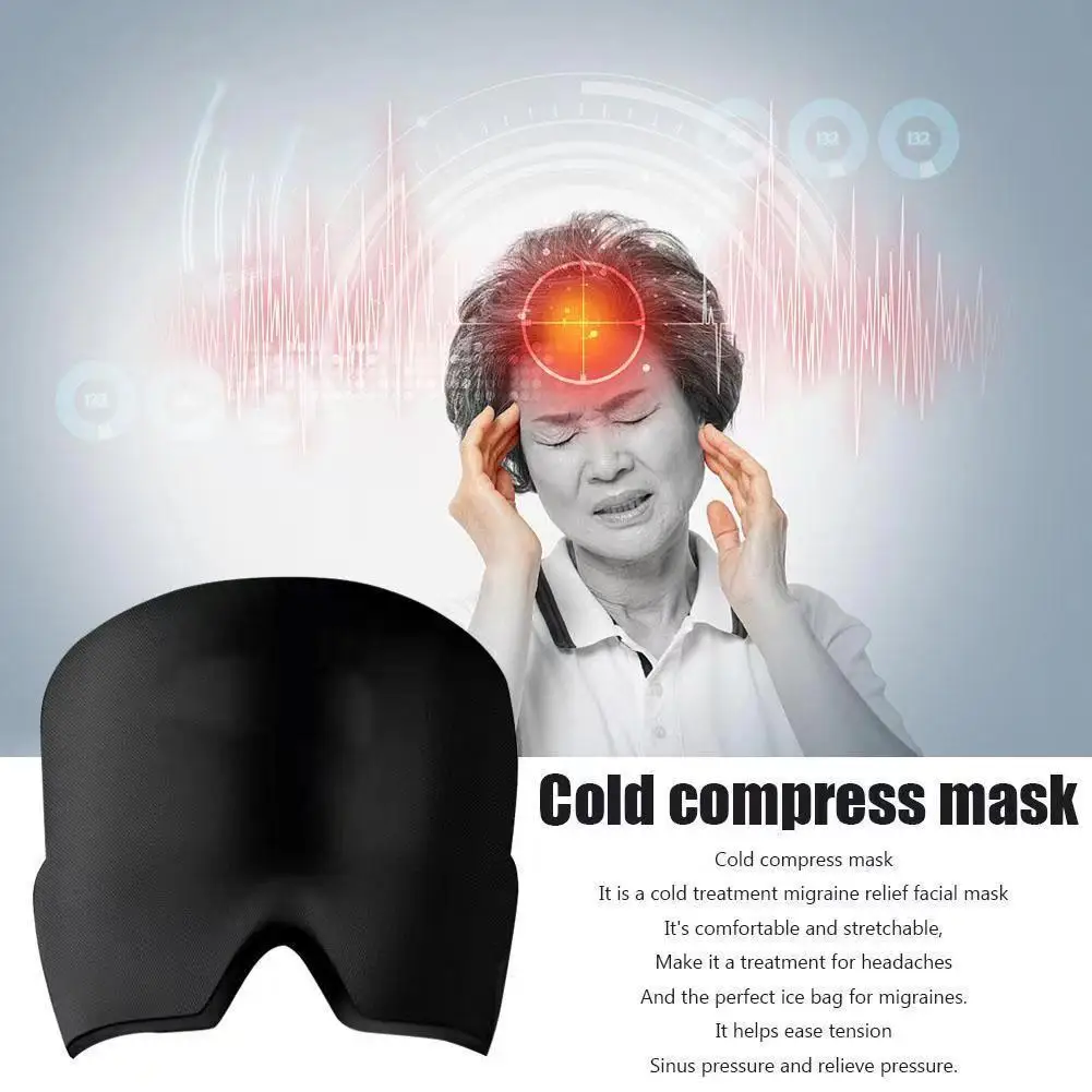 Migraine Mask Can Be Repeated Cold Compress And Hot Compress Double Compress The Head Gel Ice To Cool Down Migraine Relief