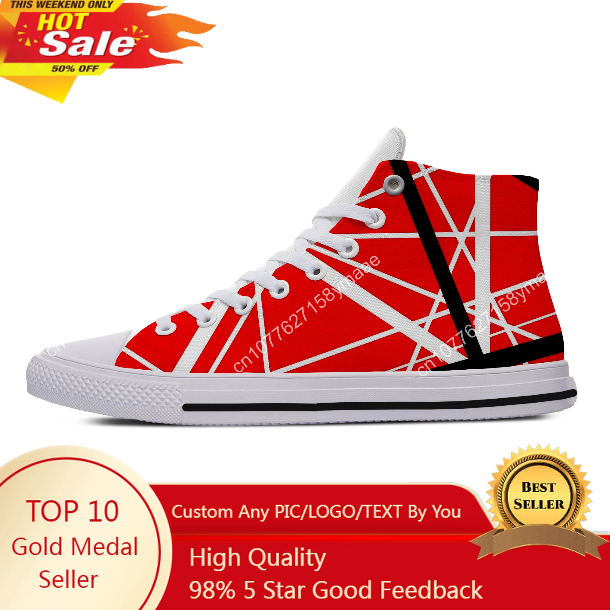 Van EVH 5150 STRIPES Halen Harajuku Lightweight High Top Canvas Shoes Men Women Casual Breathable Sneakers Sneakers Casual Shoes