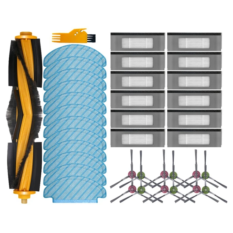 

For Ecovacs DEEBOT OZMO T8+ / T8 AIVI / T8 Max / N8 Plus / N8 Pro Main Side Brush Filter Mop Cloth Replacement Parts Accessories