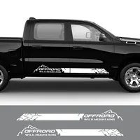 Car Stickers Wild Mountain Style Vinyl Decals Decoration For Ford F150 Ranger Chevrolet Silverado Isuzu Dmax Toyota Hilux Tundra