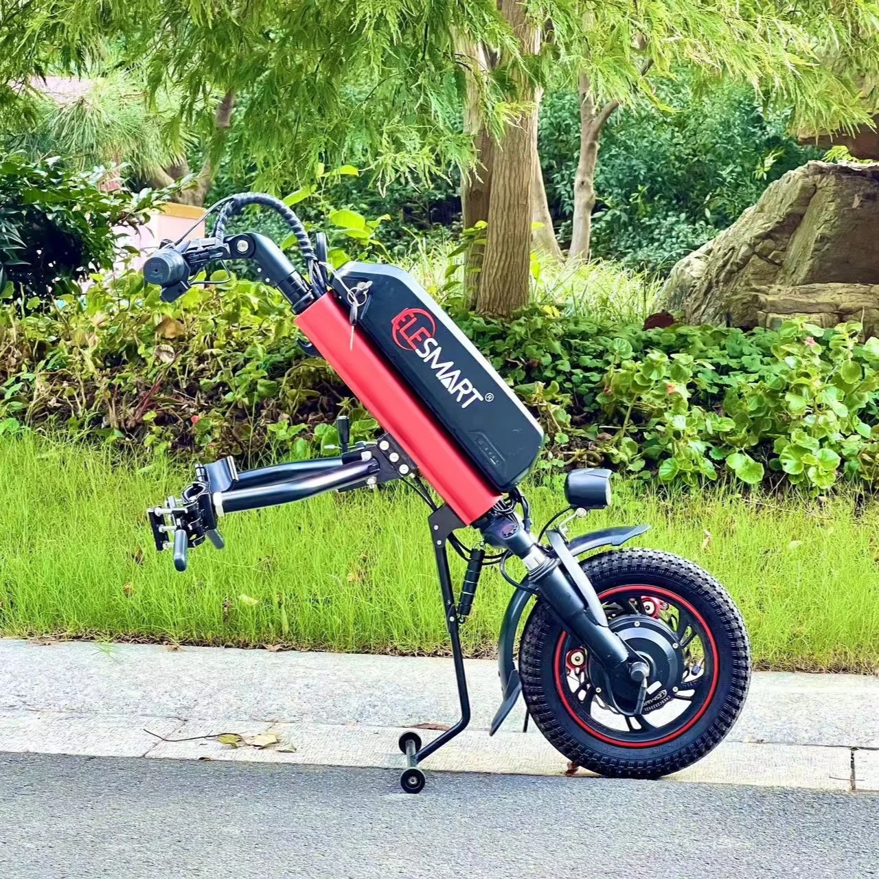 

A5 New Handbike Wheelchair Power Attachment 36v 48v 500w with Large Capacity Ba-ttery