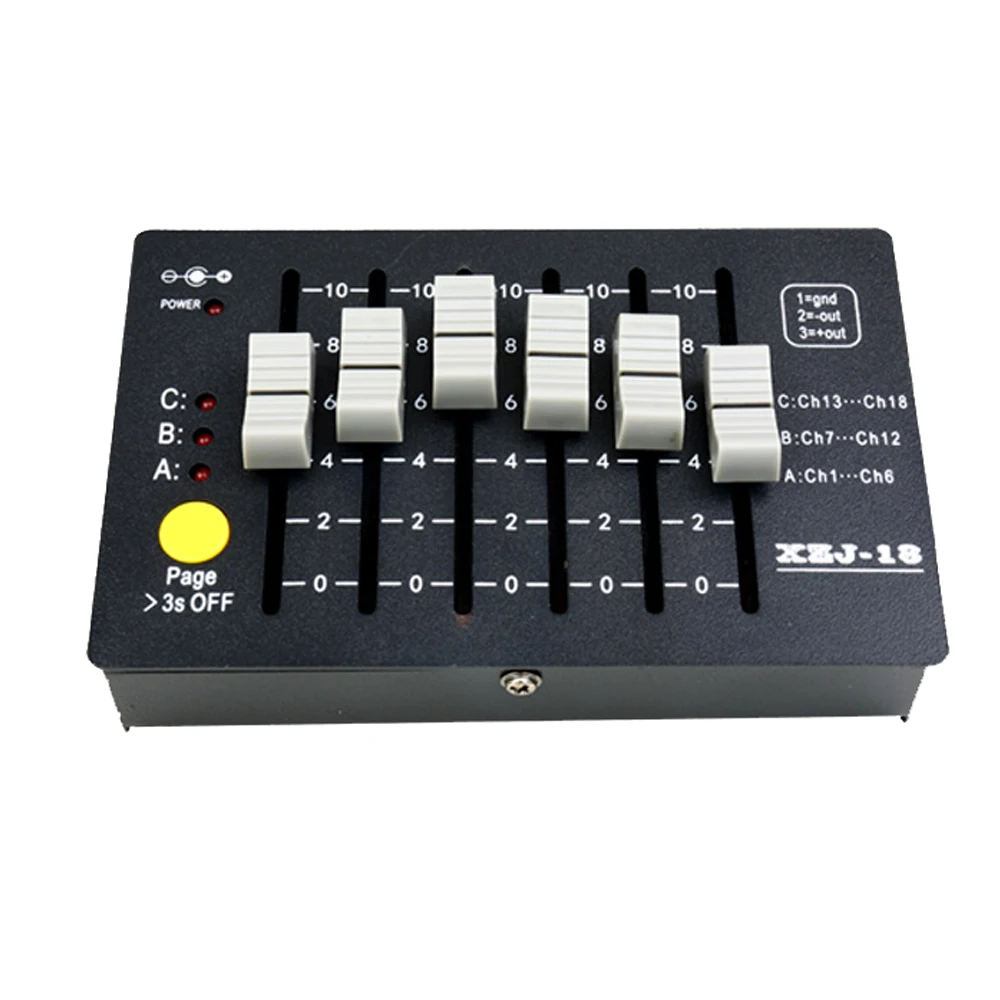 

18 Channel DMX Controller Dj Equipment DMX 512 Console Stage Lighting For Led Par Moving Head Spotlights Laser Projector Light