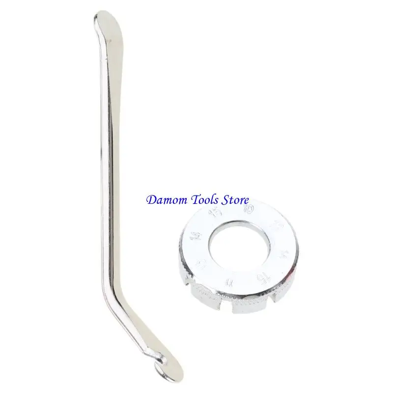 57BE Spoke Wrench Bicycles Steel Spoke Tensioner Bicycles Set Bicycles Tool Nipple Tensioner Spoke Nipple Tensioner for Bicycles