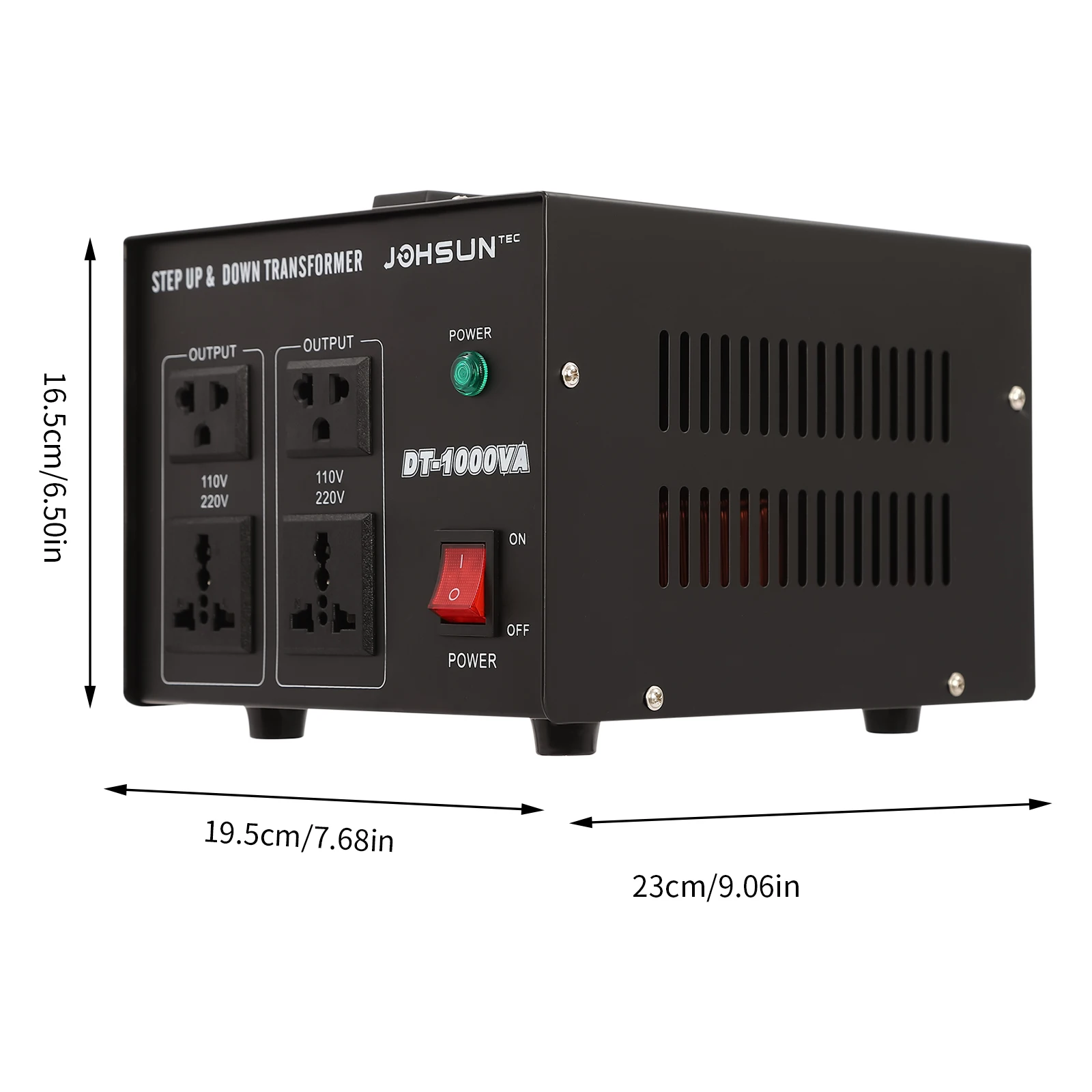 1000/2000/3000/5000W Transformator 220V naar 110V AC Voltage Converter Thuis voeding US/EU/UK/JP Socket/Plug Overdracht