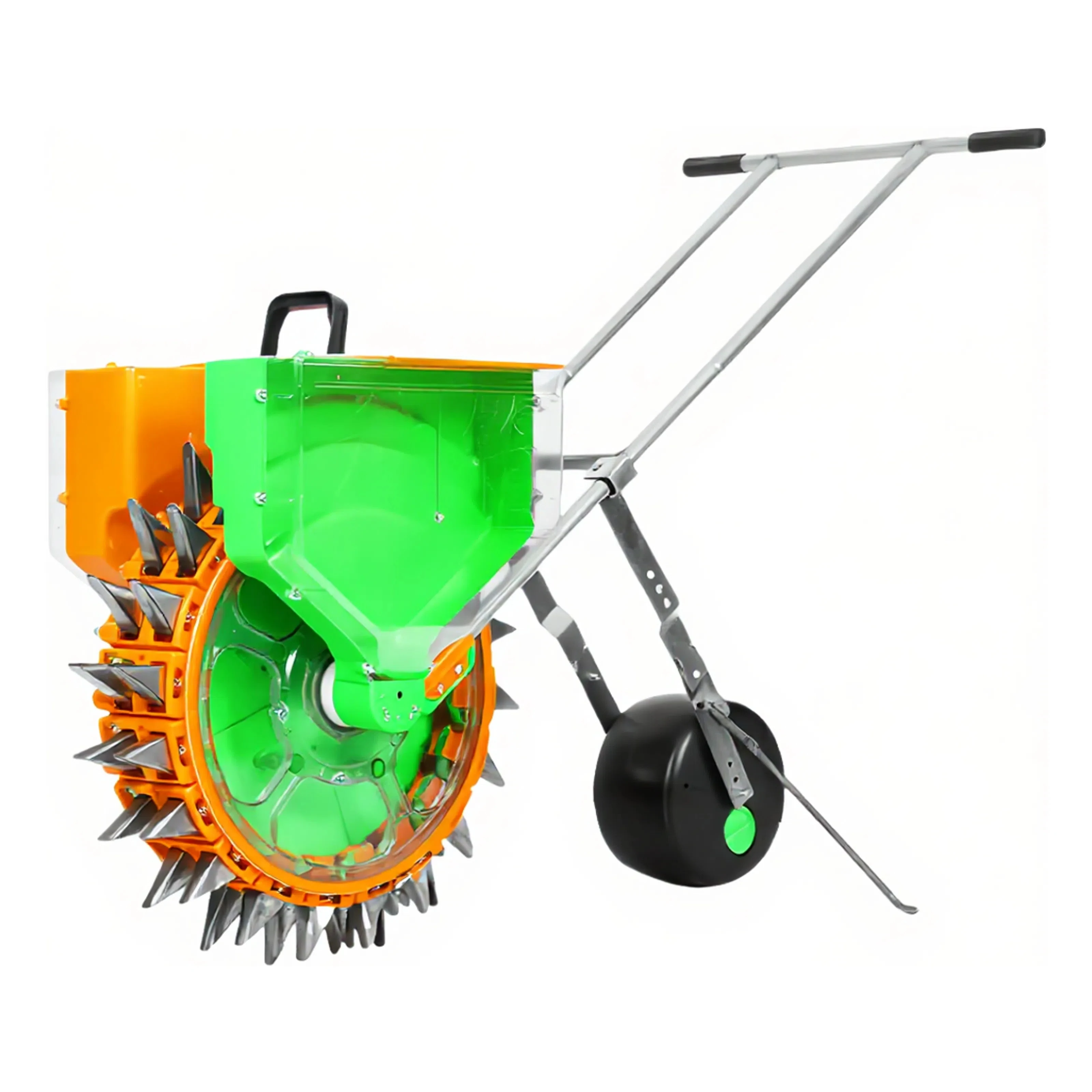 

2025New Hand-push Seeder Soybean Peanut Sorghum Millet Rapeseed Seeding Fertilizer Integrated Small Seeder