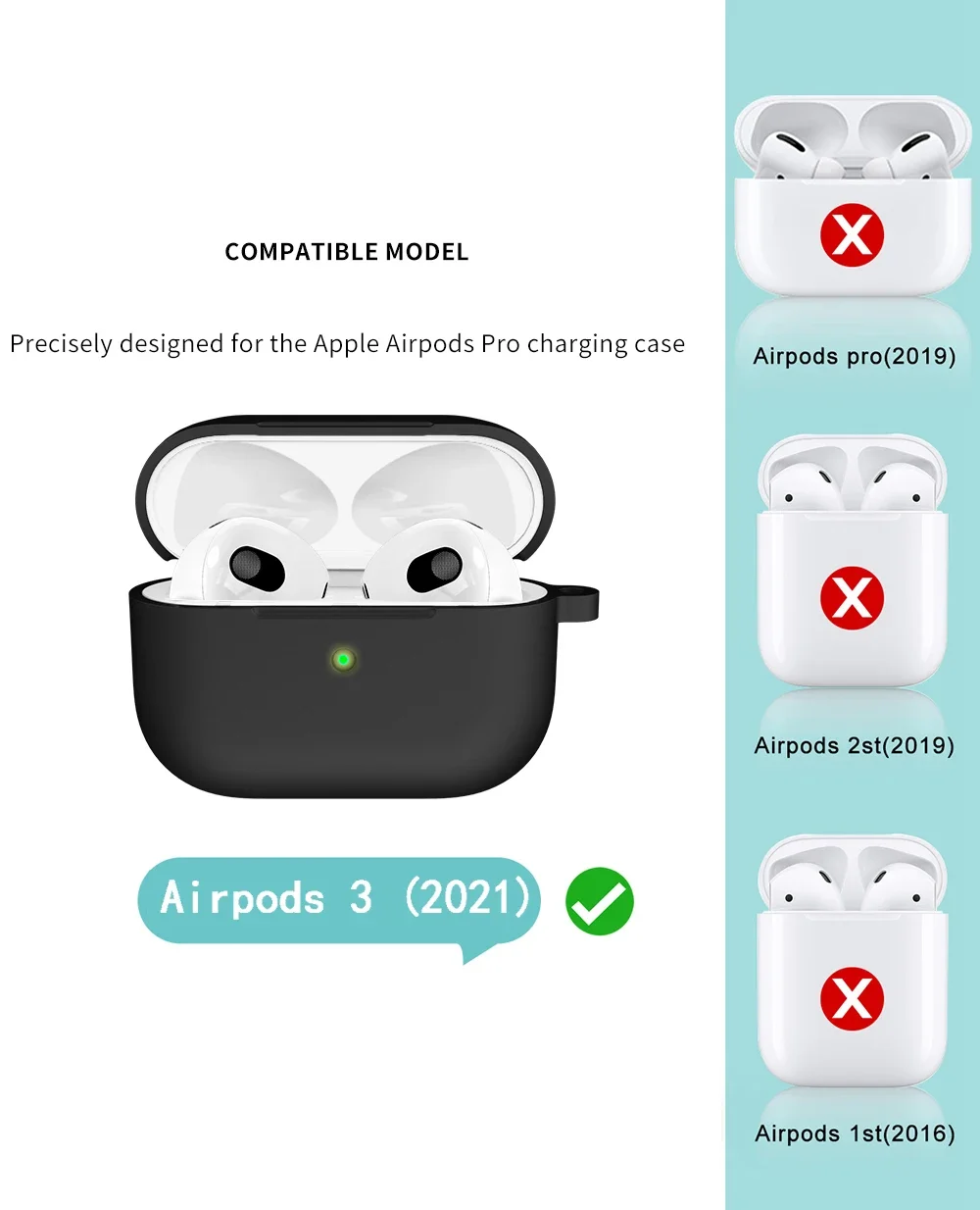 Originele Vloeibare Siliconen Hoes Voor Apple Airpods 3e Generatie Draadloze Oortelefoon Case Voor Apple Airpods 3 Oplaaddoos Tassen