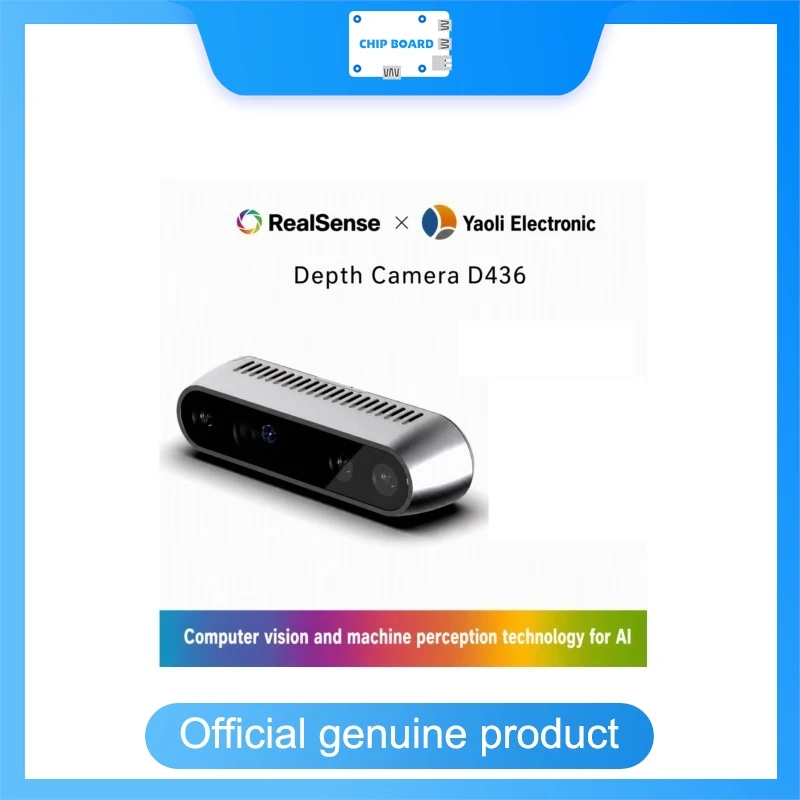 Intel RealSense D436 Stereo Depth Camera for 3D Vision, Binocular Sensing and Spatial Perception Applications