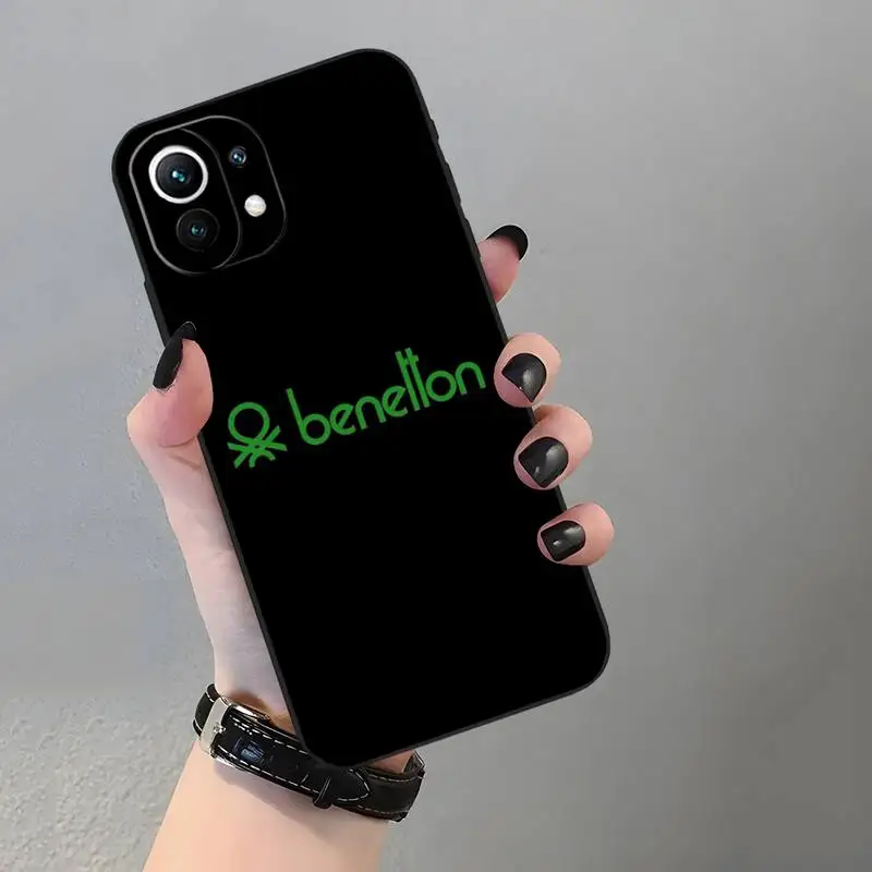 Clothing Brand Benetton Phone Case Funda For Xiaomi Redmi Note 11 11T EPro 10 9 8 6 Pro 10T 9S 8T 7A Silicone Coque