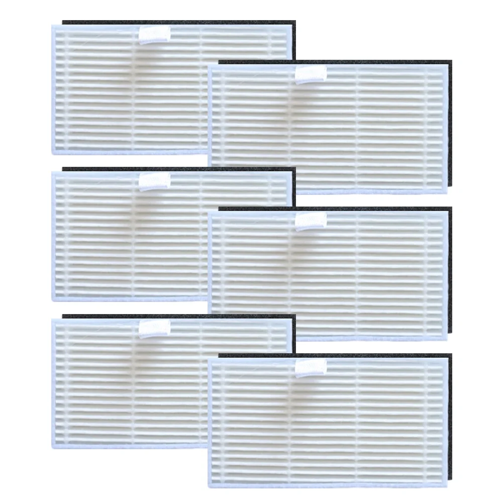 6 stücke Für OKAMI R117 Roboter Staubsauger Waschbar Filter Ersatz Hause Reinigung Appliance Zubehör
