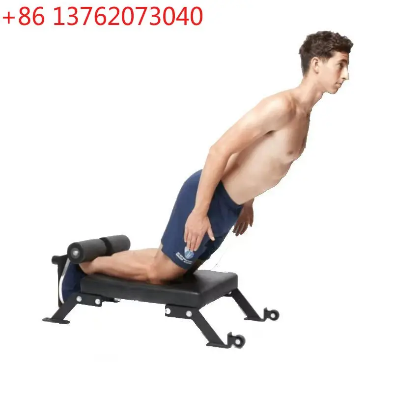 Silla romana multifuncional nórdica Ting GHD móvil comercial, entrenamiento de abdominales con respaldo bajo, equipo de Fitness vertical de cabra